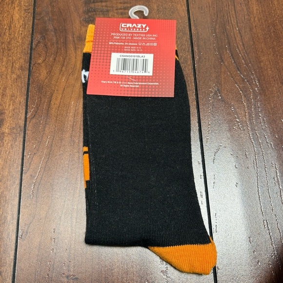3/$20 Crazy Socks Angry Birds for Men & Women Cozy Funny Gift for Game Lovers - Picture 5 of 6